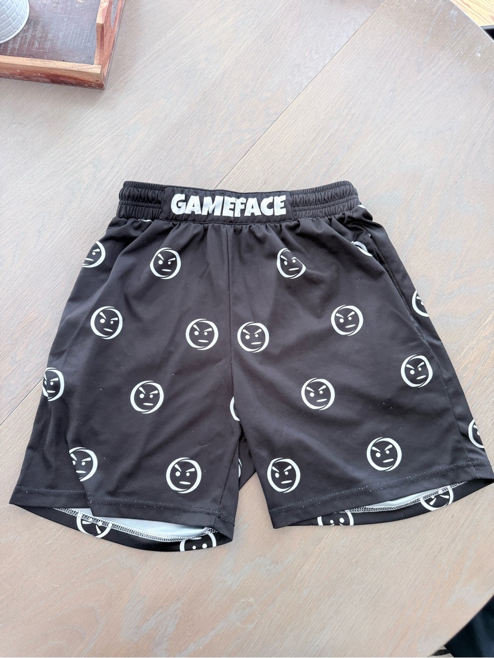 Black Game - Face Athletic Shorts for Men